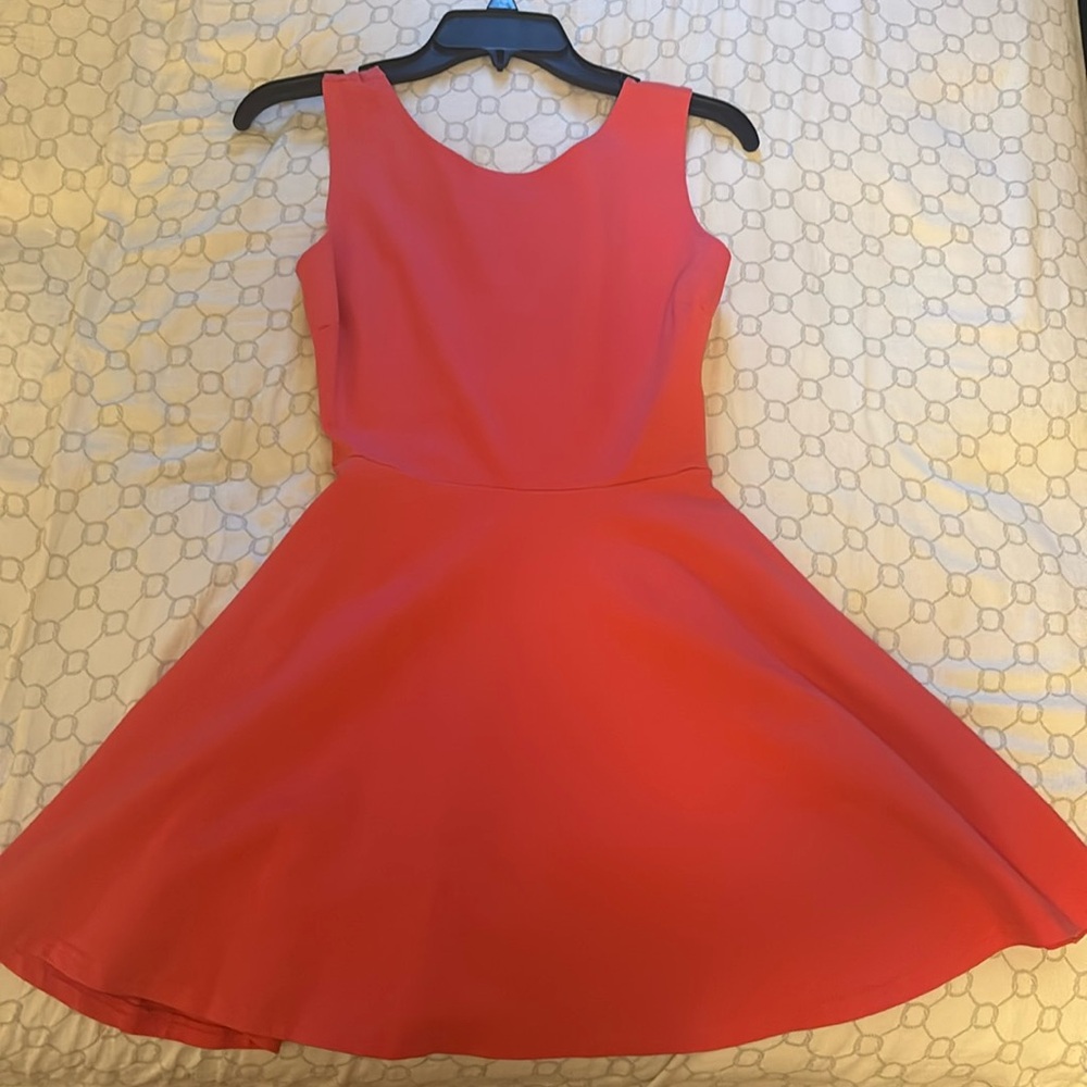 Love..ady pink backless flowy dress